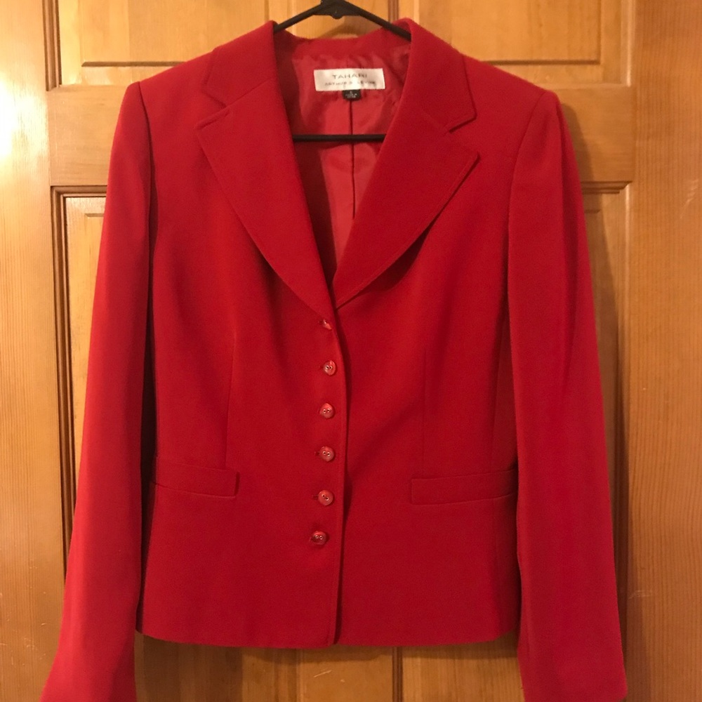 Tahari two-piece skirt jacket suit